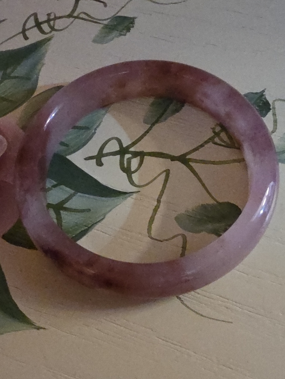 Pink Jade Bangle Bracelet - Women's Jewelry